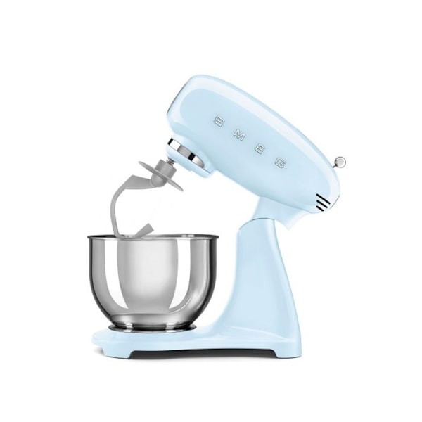 Robotpisker SMEG SMF03PBEU - Skål 4.8L - 10 hastigheder - Planetarisk bevægelse - 800W - Azurblå