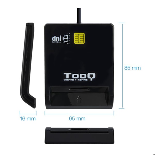 TooQ USB-C SIM-kortlæser