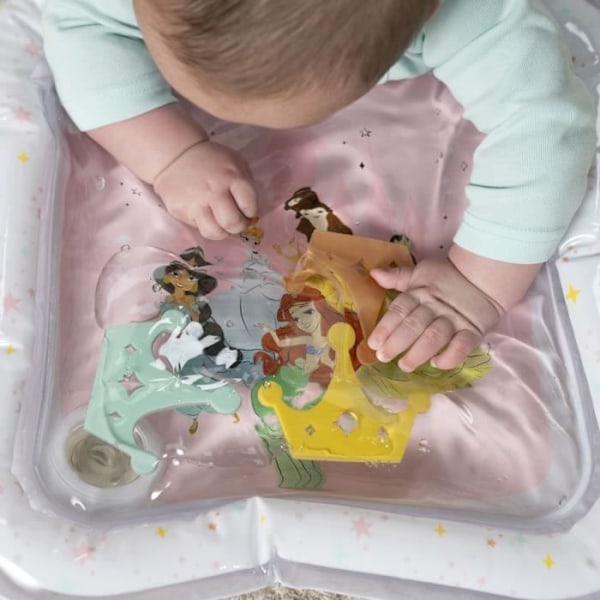 Vattentäcke för baby - DISNEY BABY - PRINSESSER - Sensoriskt och utvecklande spel - Uppblåsbart - Från födseln - Lätt att rengöra