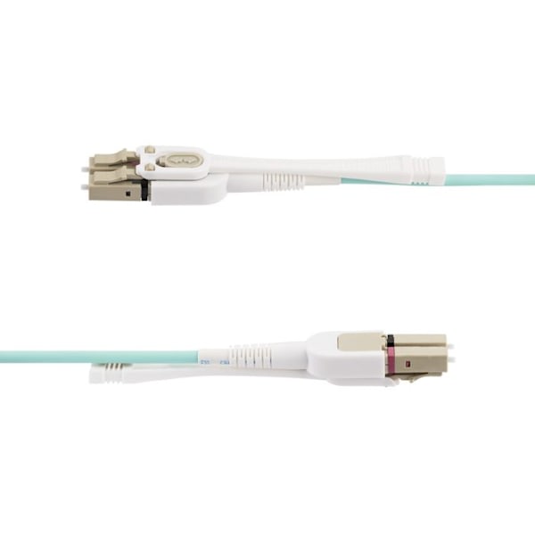 Kuituoptinen kaapeli - StarTech.com - 3m - LC to LC - OM4 Monimuoto - 100G Verkkot. Turkos