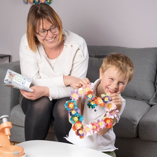 Smoby - Kreativ fritid - Genopladninger af 16 blomster - Til sæt til at lave dekorative genstande - Fremstillet i Frankrig Flerfärgad