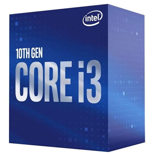 Intel Core i3-10100-processor (BX8070110100) Socket LGA1200 (Intel 400-serie chipsæt) 65W