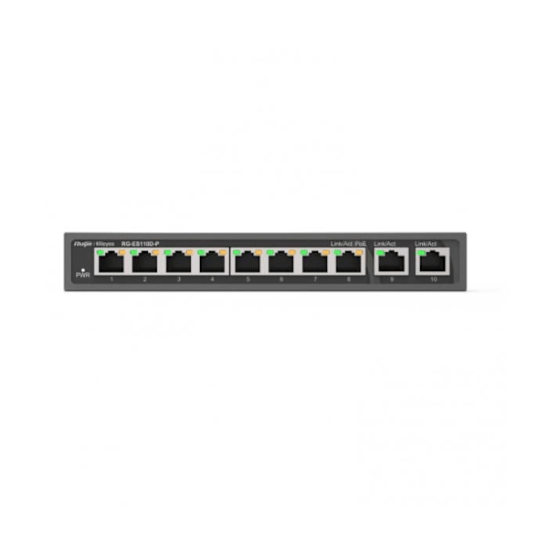 RUIJIE REYEE RG-ES110D-P KYTKIN TOIMISTO 5 PORTTIA 10/100 MBPS musta