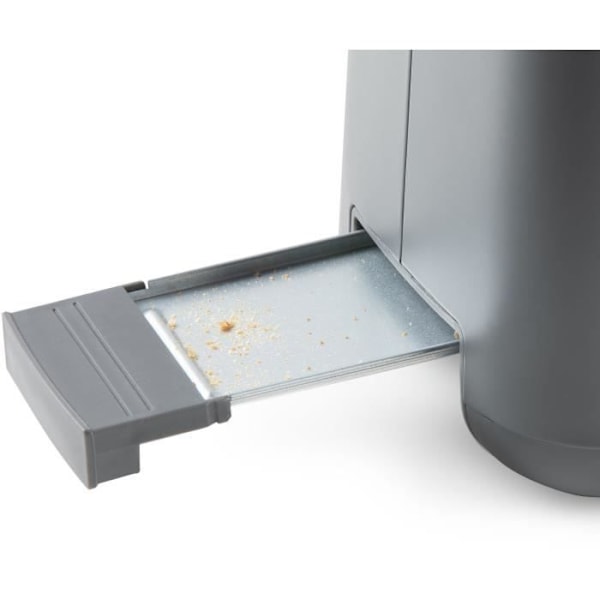 Elektrisk brødrister - DOMO - DO965T - 1000 W - 2 sliser - Sort Svart