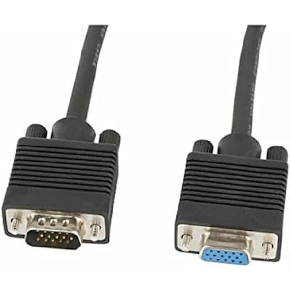 Videokabel - LANBERG - VGA Macho HEMBRA - 5 m - Sort - Video transmission