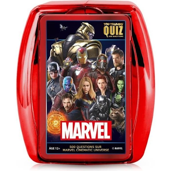 Quiz over Marvel Cinematic Universe 500 spørgsmål, Brætspil med quiz og svar, Fra 8 år