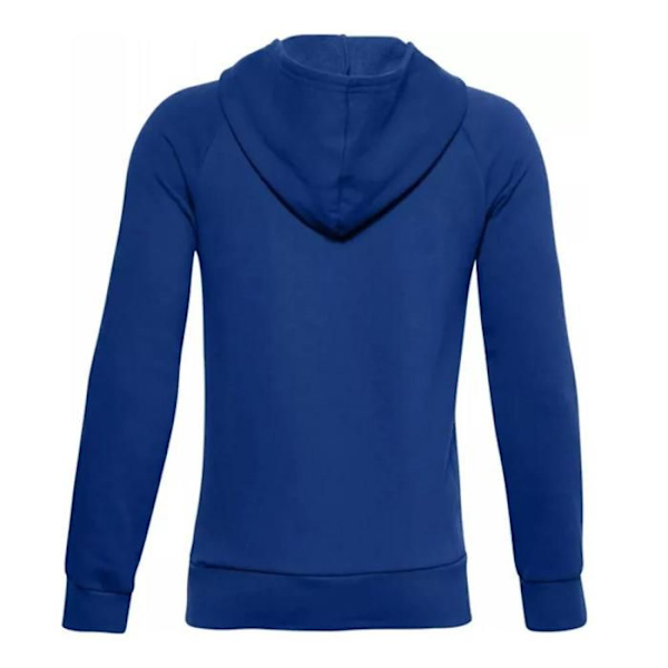 Under Armour Rival Fleece Big Logo poikien huppari - kuninkaallinen sininen/valkoinen - 14/16 vuotta Kungsblå/vit 10-12 år gammal