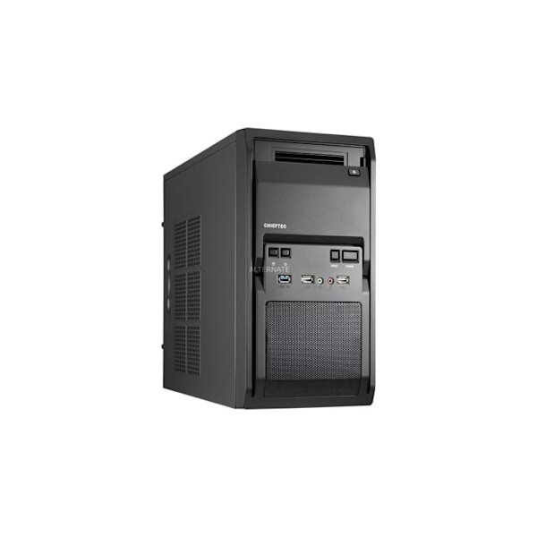 Boîtier Chieftec LIBRA Series LT-01B Mini-tårn micro ATX 350 Watt sort USB-Audio Sort