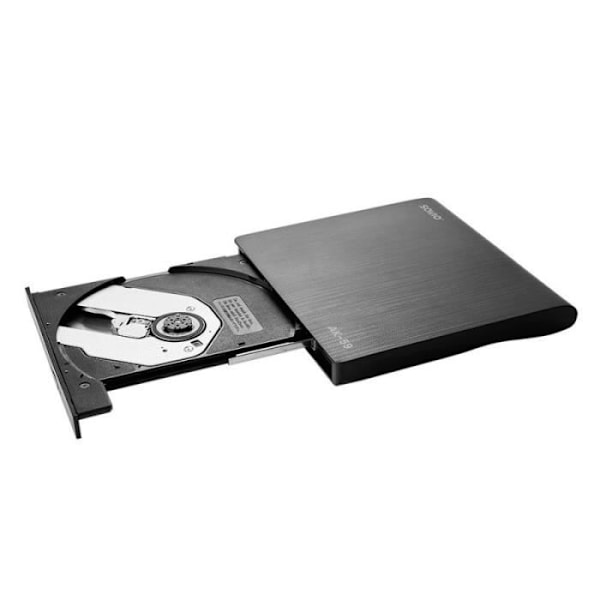SAVIO Ulkoinen DVD-soitin - Slim AK-59 - Valkoinen - USB-C/USB-A - Levytaso - CD/DVD - 14.7x14.1x1.7cm