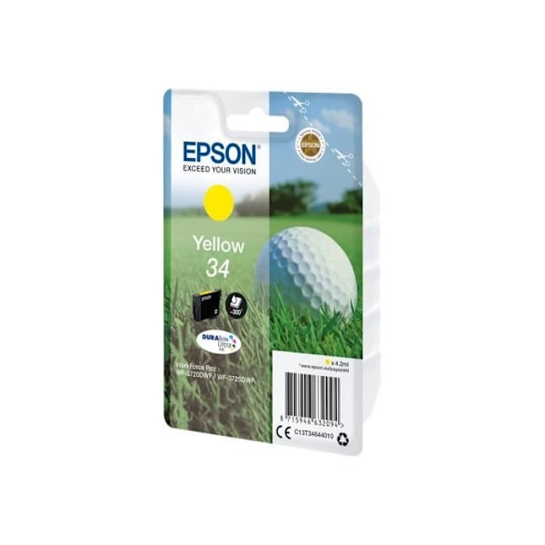 EPSON DURABrite Ultra 34 mustesuihkukasetti - keltainen - 300 sivua - 1 pakkaus
