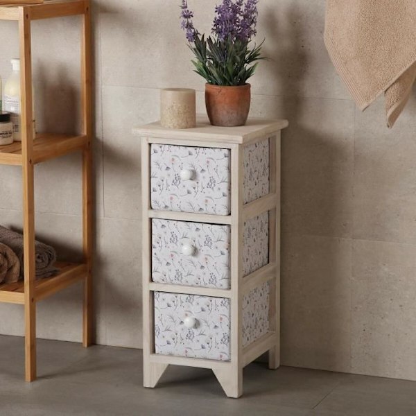 Versa skuffeenhed Lili MDF træ (30 x 56 x 25 cm)