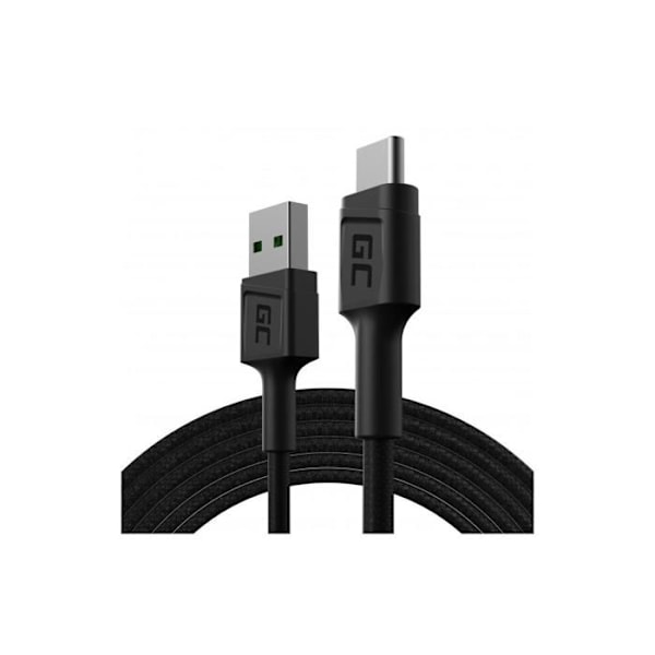 Câble Green Cell GC PowerStream USB-A - USB-C 200cm, hurtig opladning Ultra Charge, QC 3.0