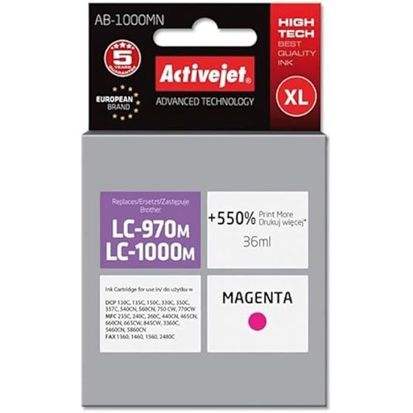 ActiveJet BR0011 Blækpatron Pink