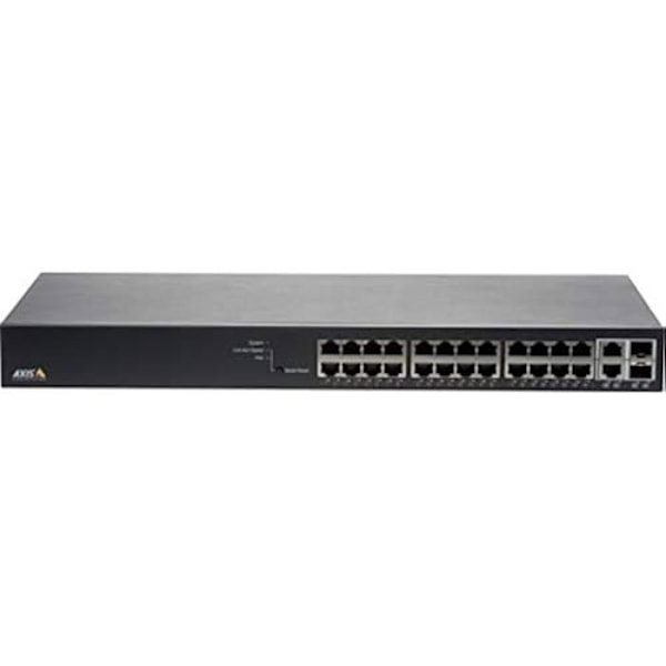 Verkkokytkin - AXIS COMMUNICATIONS - T8524 - 26 porttia - PoE+ musta