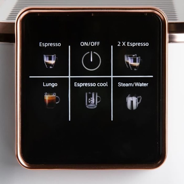 Espresso maskine 3 i 1 - DOMO - DO746K - 1350 W - 20 Bar - Hvid / Rosa