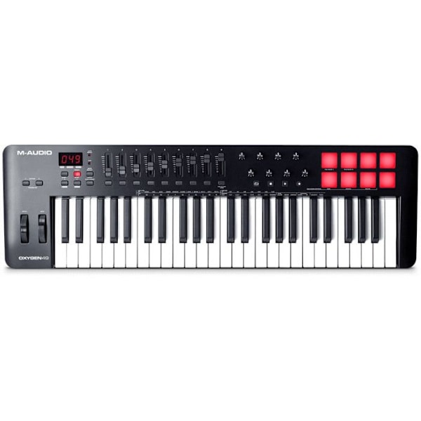M-AUDIO KMD OXYGEN49V - USB-Midi 49 noter 8 pads/potter/fadere