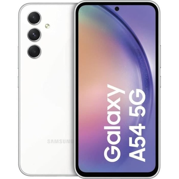 Älypuhelin Samsung Galaxy A54 6,4" 5G Nano SIM 256 Go 256Go 256GB Valkoinen