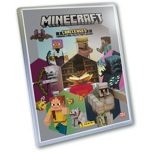 Startpakke - PANINI - Minecraft TC 4 - Starter Pack - Mappesystem + 2 lommer + 1 patch + 1 EL-kort Flerfärgad