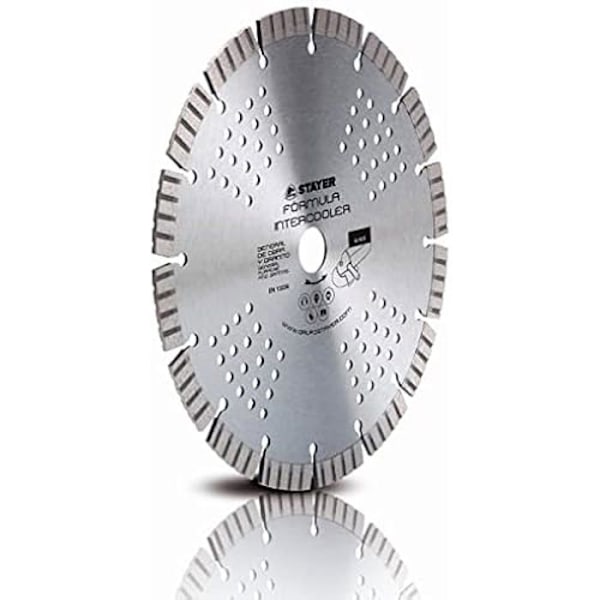 Stayer IBERICA S.A. 8427648729742 Ammattimainen timanttiterä yleisille rakennusmateriaaleille, välijäähdyttimen kaava ø125 x