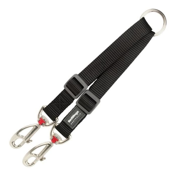 2 koblinger til rød dingo hundesnor Sort (1,2 x 16,5-22 cm)