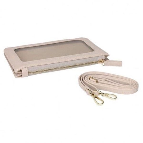 Sæk Horisontal - KSIX - Beige - PU - 20 cm x 13 cm - Unisex Beige