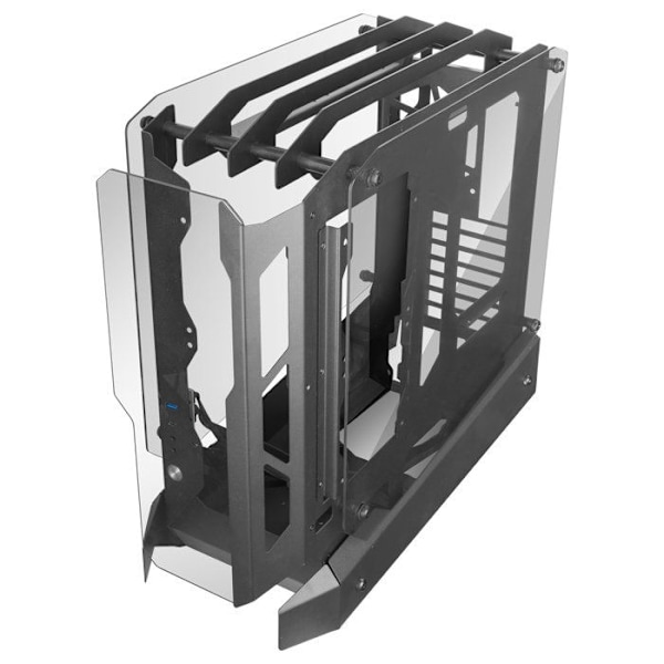 Gaming ATX kabinet - Mars Gaming - MC-EDGE - Open Air design - Triple hærdet glas panel - USB-C og USB 3.0