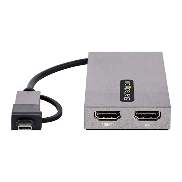 STARTECH USB til Dual HDMI Adapter Grå