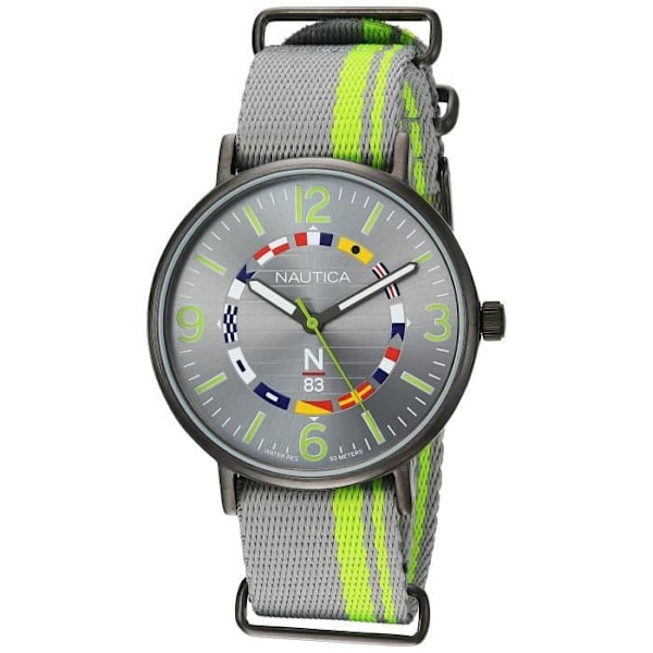 Ur - Nautica - Wave Garden - 41mm - Bicolore Nylon Rem - Kvarts Två tonig