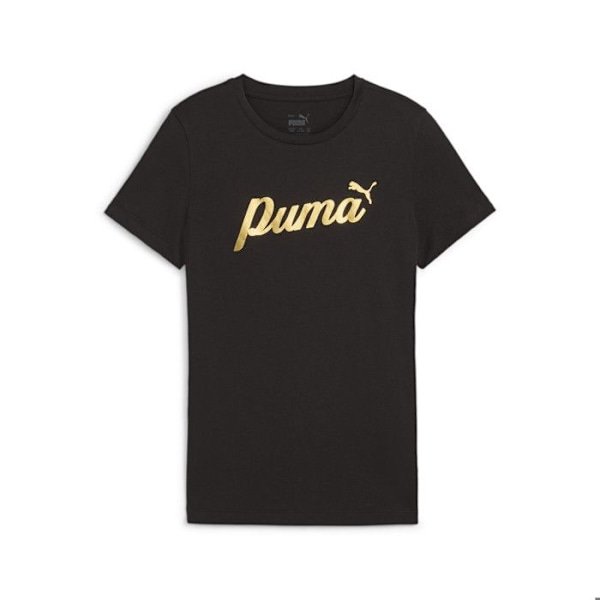 T-paita - Puma - Ess+ Script Metallic - Musta - Lyhyt hiha - Pyöreä kaula-aukko svart 16 år gammal