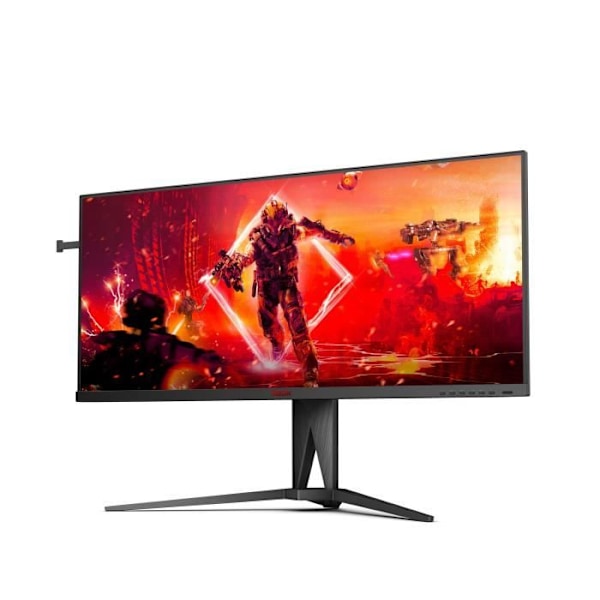 Pelaajakulmainen Pelitietokoneen Näyttö - AOC - AG405UXC - 40" IPS UWQHD 1ms 144Hz HDMI DP USB-C HP Käännettävä Korkeuden Säädettävä Freesync Premium