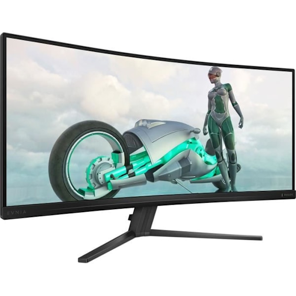 PC-skærm - PHILIPS - Evnia 34M2C3500L - 34" WQHD - Buet panel - 180Hz - 0,5ms - HDR - HDMI/DP - Sort