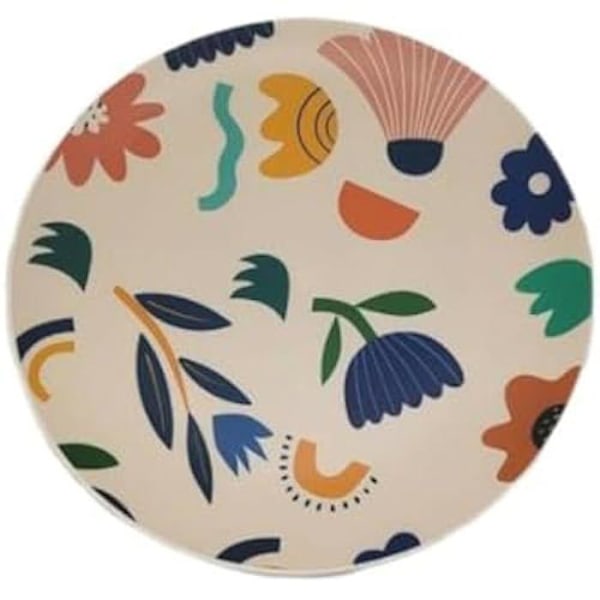 Middagstallerken - Versa - Solsikke - RPET polyethylen - Ø 25 cm - Flerfarvet Flerfärgad
