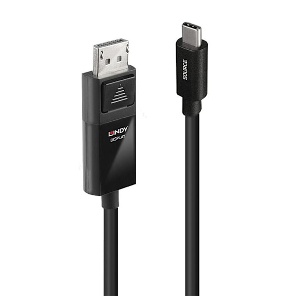 USB TYP C TILL DISPLAYPORT 1.4 ADAPTERKABEL MED HDR, 3M LINDY 43