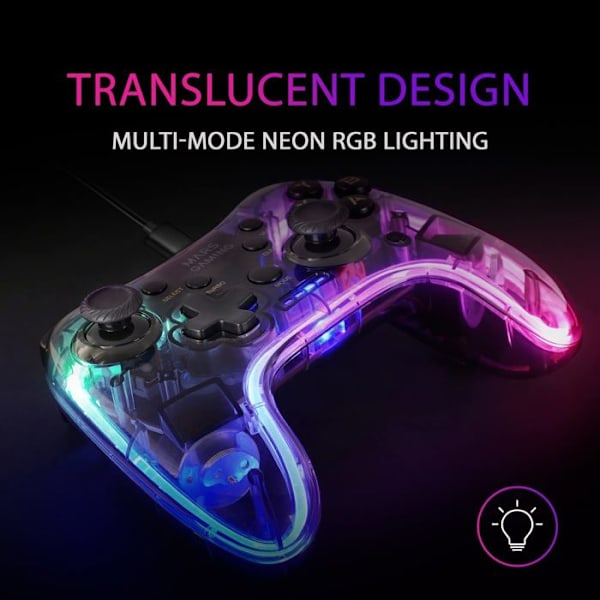 MARS GAMING Langallinen peliohjain Transparent