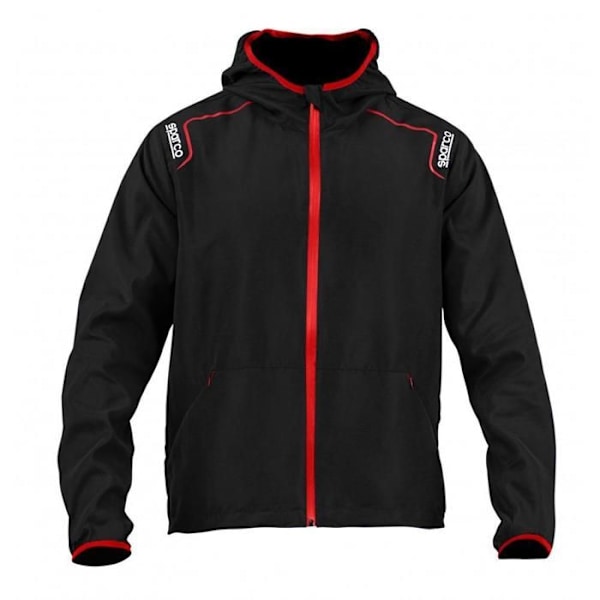 VESTE SPARCO COUPE-VENT WILSON SORT/RØD Nero XL