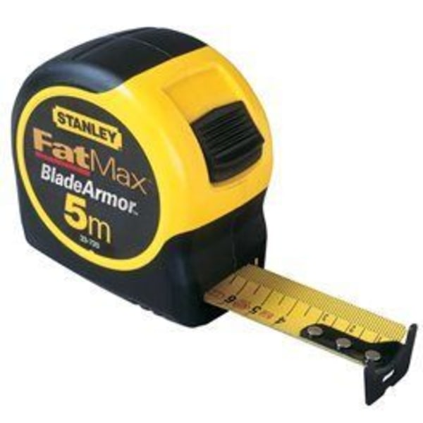 Fatmax Blade Armor 10m / 32mm mittanauha - STANLEY - Erittäin paksu ja erittäin leveä teippi svart och gult