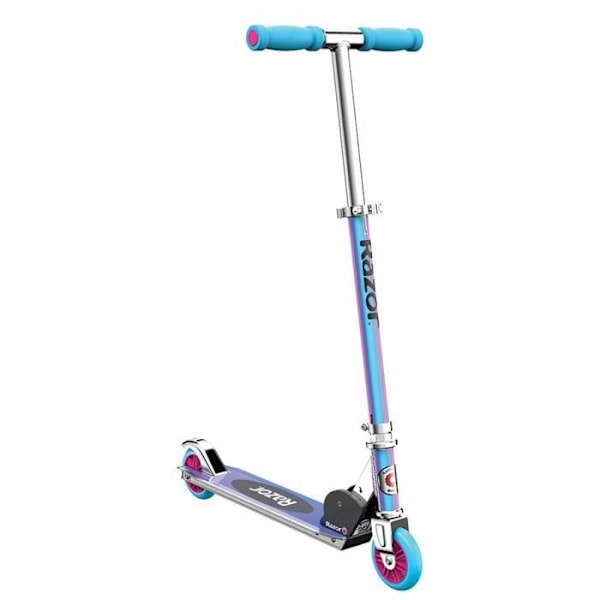 Trottinette - Razor - Erikoispainos Holografinen - Sininen/Ruusu - Alumiini - 2 pyörää Monivärinen