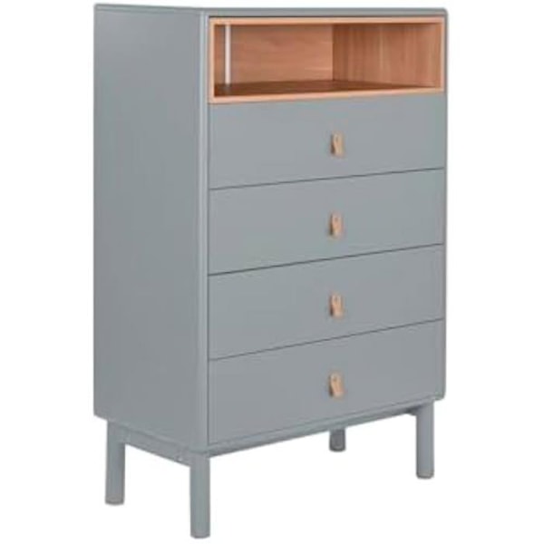 Kommode - HOME ESPRIT - Flerfarvet - 80 x 40 x 117 cm - Skuffe(r) - Nem montering Flerfärgad