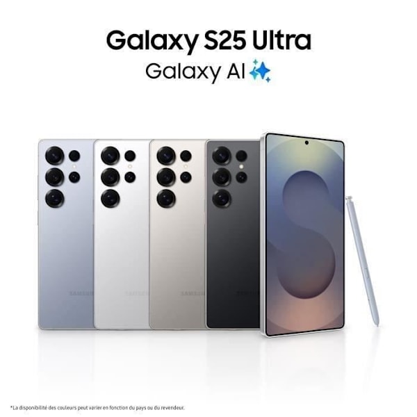 SAMSUNG Galaxy S25 Ultra AI Smartphone 256 GB Grå Titanium Titanium grå