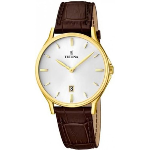 Ur - Festina - F16747-1 - Stål - Sort - Vandtæthed 5 Atm Svart