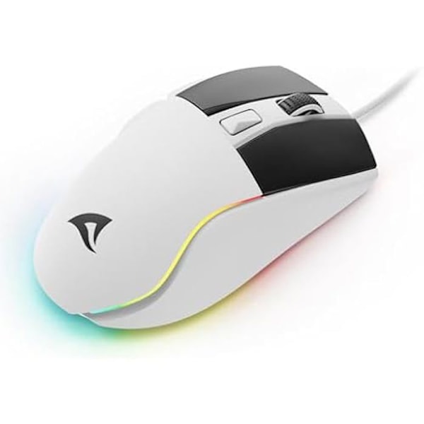 SHARKOON SKILLER SGM35 Gaming Mus - Kablet - 6.400 DPI - RGB-belysning - PBT Hovedtaster