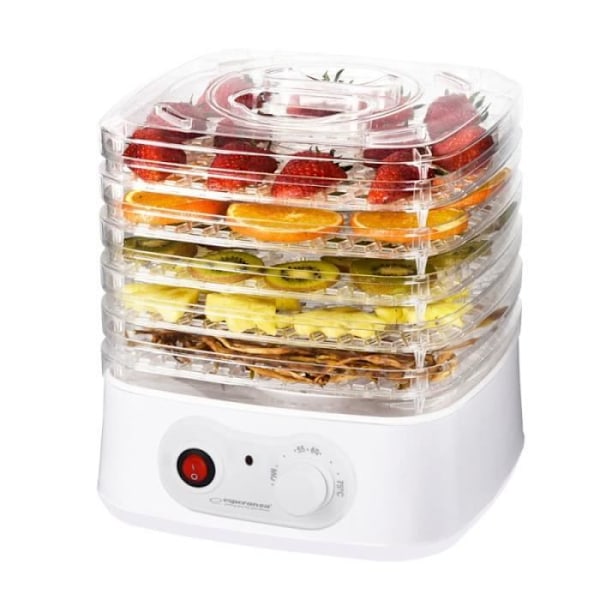 Esperanza Food Dehydrator Transparent White 250 W - EKD004