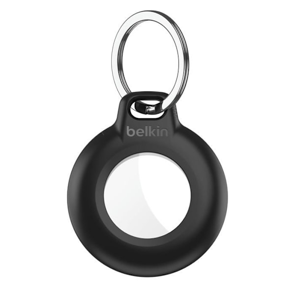Sikker, vandtæt holder - BELKIN - Belkin Apple AirTag - IPX8 - Robuste nøgleringe - Minimalistisk design Svart
