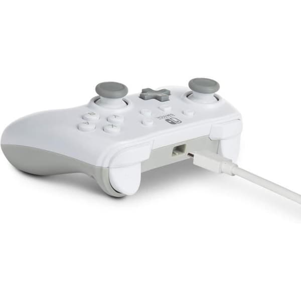 Langallinen ohjain - POWER A - Nintendo Switch - valkoinen