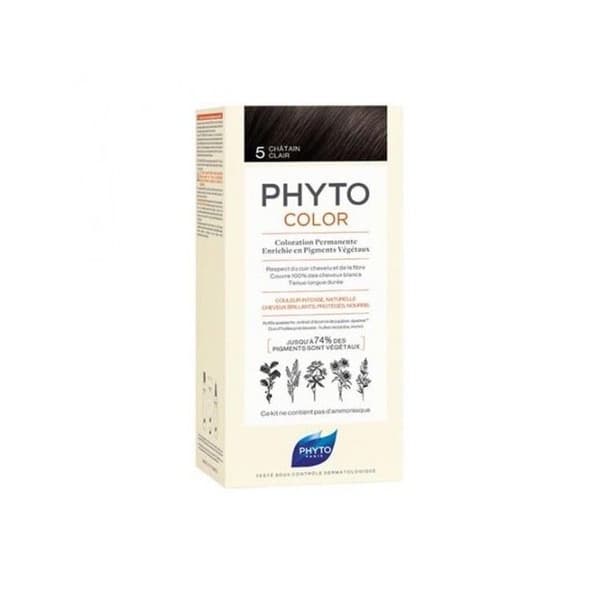 Phytocolor 5 vaalea kastanja pysyvä väri Lysebrun