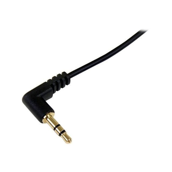 STARTECH 1,8 m retvinklet minijack til 3,5 mm minijack slankt lydkabel - M/M