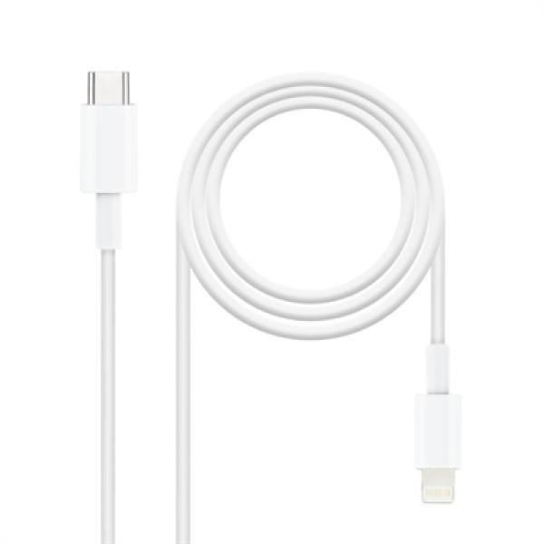 Nanokaapeli 10.10.0600. Kaapelin pituus: 0,5 m, Liitin 1: Lightning, Liitin 2: USB C. Paino: 16 g. Määrä: 1 kpl,