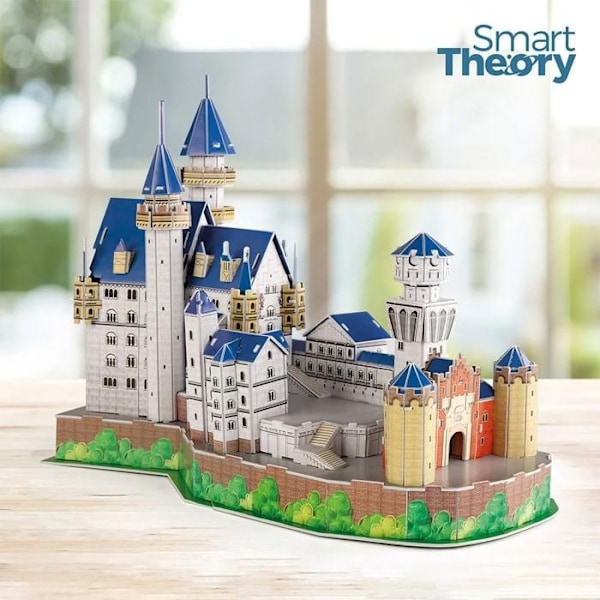 Puzzle 3D - ColorBaby - Ny Svane Slot - Multicolor - Uden Værktøjer