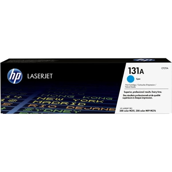 Alkuperäinen HP Cyan 131A CF211A värikasetti - LaserJet Pro M251/M276