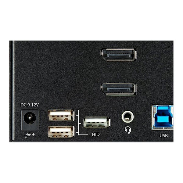 KVM-switch - Startech - SV231TDPU34K - 3 skärmar 4K 60Hz - USB 3.0 - Stålchassi